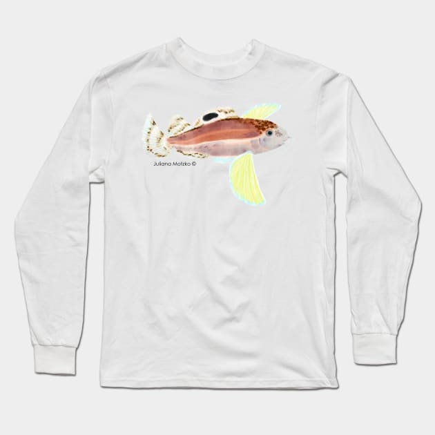 Ocellated Waspfish Long Sleeve T-Shirt by julianamotzko